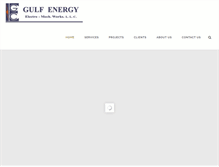 Tablet Screenshot of gulfenergyuae.com